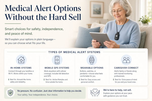 Medical Alert Options Without the Hard Sell