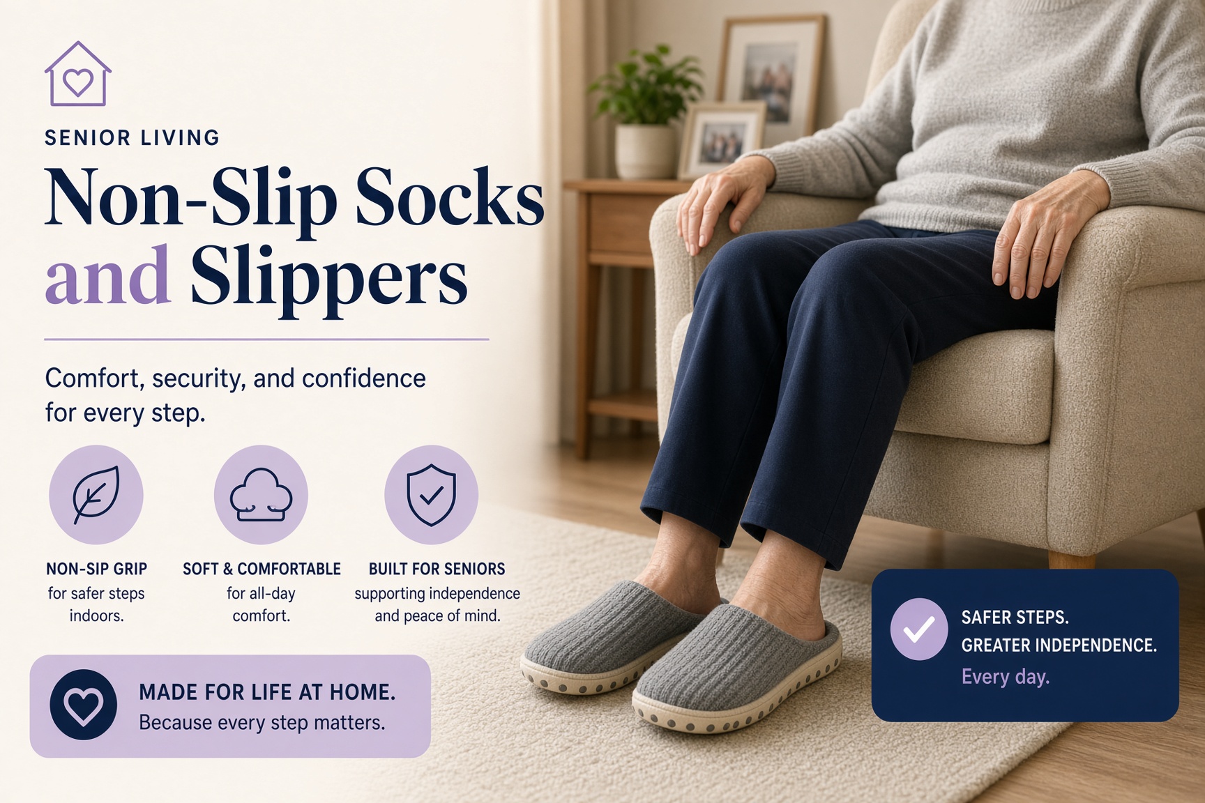 Non-Slip Socks and Slippers